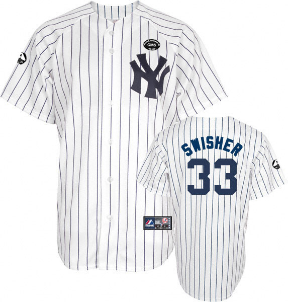 Yankees #33 Kelly Johnson White GMS