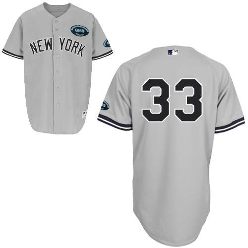 Yankees #33 Kelly Johnson Grey GMS