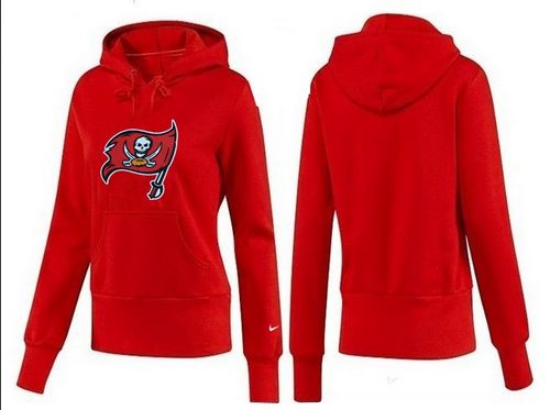 Women's Tampa Bay Buccaneers Logo Pullover Hoodie Red