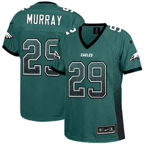 Eagles #29 DeMarco Murray Midnight Green Team Color Women's Stitched NFL Elite Drift Fashion Jersey