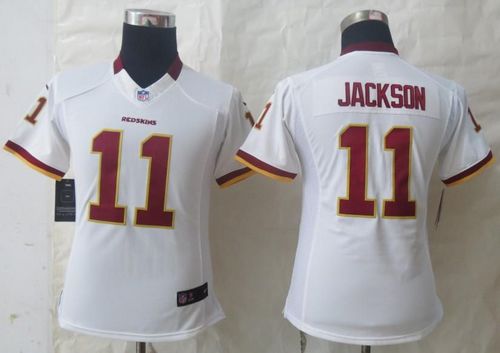 Redskins #11 DeSean Jackson White Women's Stitched NFL Limited Jersey