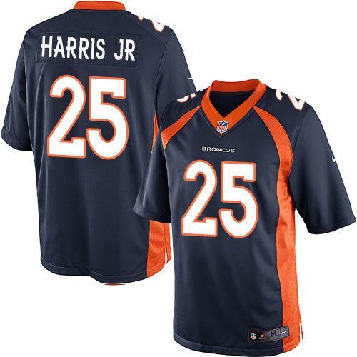 Broncos #25 Chris Harris Jr Blue Alternate Youth Stitched NFL New Elite Jersey