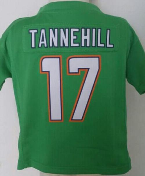 Toddler Dolphins #17 Ryan Tannehill Green Team Color Stitched NFL Elite Jersey