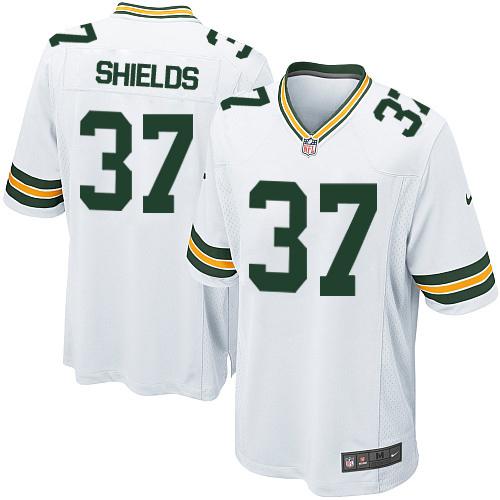 Packers #37 Sam Shields White Youth Stitched NFL Elite Jersey