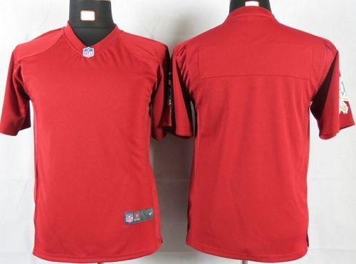 Redskins Blank Burgundy Red Team Color Youth NFL Game Jersey