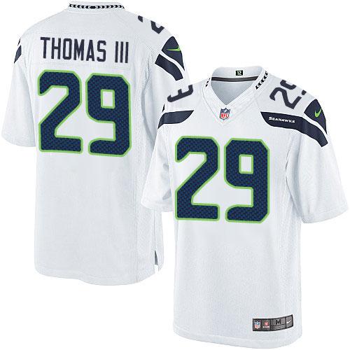 Seahawks #29 Earl Thomas III White Youth Stitched NFL Elite Jersey