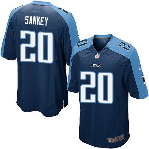 Titans #20 Bishop Sankey Navy Blue Alternate Youth Stitched NFL Elite Jersey