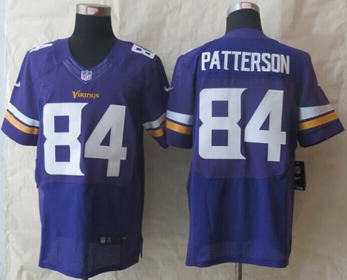 Vikings #84 Cordarrelle Patterson Purple Team Color Youth Stitched NFL Elite Jersey
