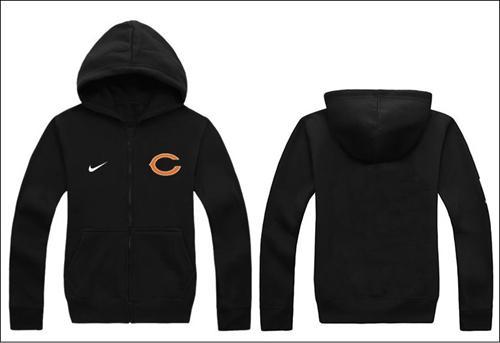 Chicago Bears Authentic Logo Hoodie Black