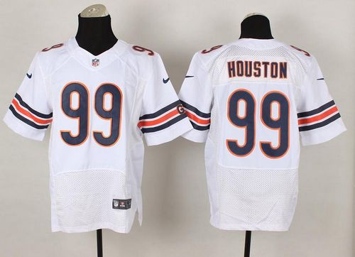 Bears #99 Lamarr Houston White Men's Stitched NFL Elite Jersey