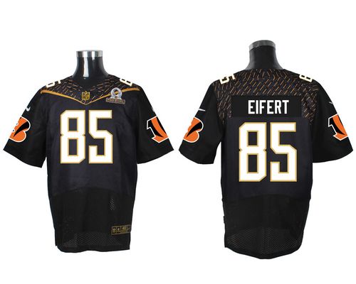 Bengals #85 Tyler Eifert Black 2016 Pro Bowl Men's Stitched NFL Elite Jersey
