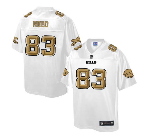 Bills #83 Andre Reed White Men's NFL Pro Line Fashion Game Jersey