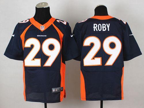 Broncos #29 Bradley Roby Navy Blue Alternate Men's Stitched NFL New Elite Jersey