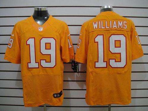 Buccaneers #19 Mike Williams Orange Alternate Men's Stitched NFL Elite Jersey