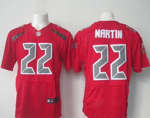 Buccaneers #22 Doug Martin Red Men's Stitched NFL Elite Rush Jersey