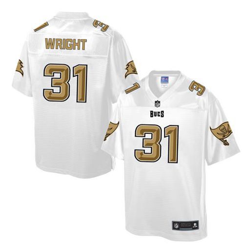 Buccaneers #31 Major Wright White Men's NFL Pro Line Fashion Game Jersey
