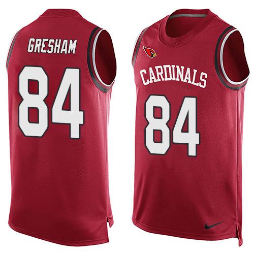 Cardinals #84 Jermaine Gresham Red Team Color Men's Stitched NFL Limited Tank Top Jersey