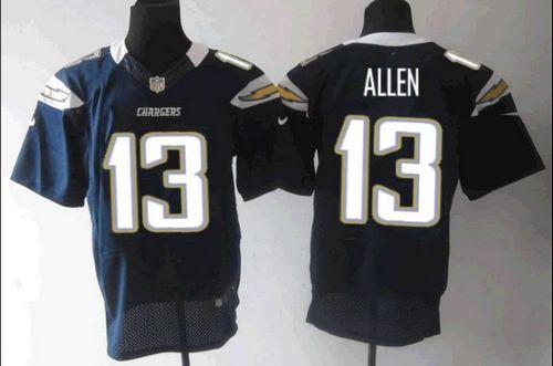 Chargers #13 Keenan Allen Navy Blue Team Color Men's Stitched NFL Elite Jersey