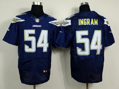 Chargers #54 Melvin Ingram Navy Blue Team Color Men's Stitched NFL New Elite Jersey