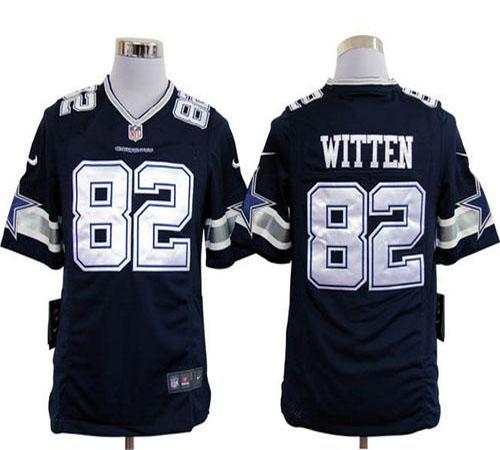 Cowboys #82 Jason Witten Navy Blue Team Color Men's Stitched NFL Game Jersey