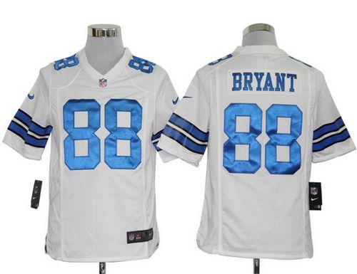 Cowboys #88 Dez Bryant White Men's Stitched NFL Game Jersey