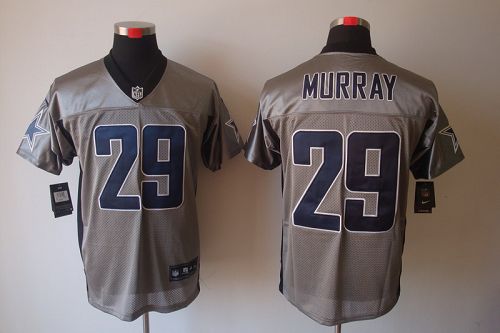 Cowboys #29 DeMarco Murray Grey Shadow Men's Stitched NFL Elite Jersey