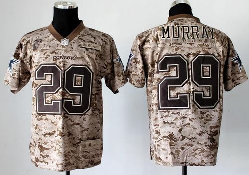 Cowboys #29 DeMarco Murray Camo Men's Stitched NFL New Elite USMC Jersey