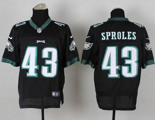 Eagles #43 Darren Sproles Black Alternate Men's Stitched NFL Elite Jersey