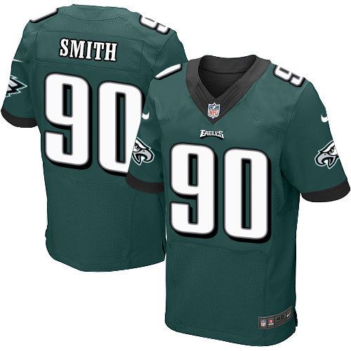 Eagles #90 Marcus Smith Midnight Green Team Color Men's Stitched NFL Elite Jersey