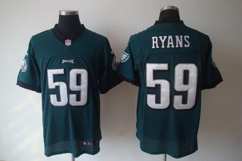 Eagles #59 DeMeco Ryans Midnight Green Team Color Men's Stitched NFL Elite Jersey