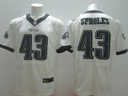 Eagles #43 Darren Sproles Whtie Men's Stitched NFL New Elite Jersey