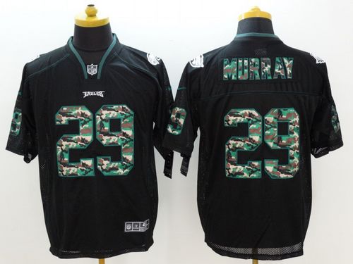 Eagles #29 DeMarco Murray Black Men's Stitched NFL Elite Camo Fashion Jersey