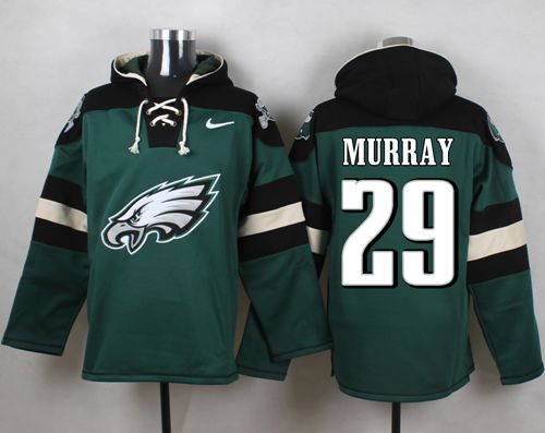 Eagles #29 DeMarco Murray Midnight Green Player Pullover NFL Hoodie