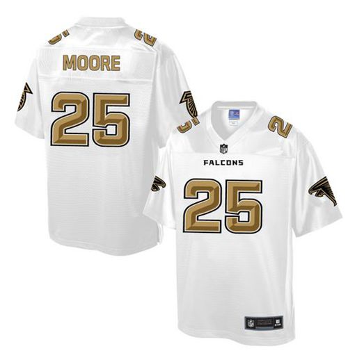 Falcons #25 William Moore White Men's NFL Pro Line Fashion Game Jersey