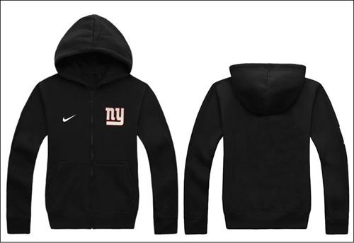 New York Giants Authentic Logo Hoodie Black