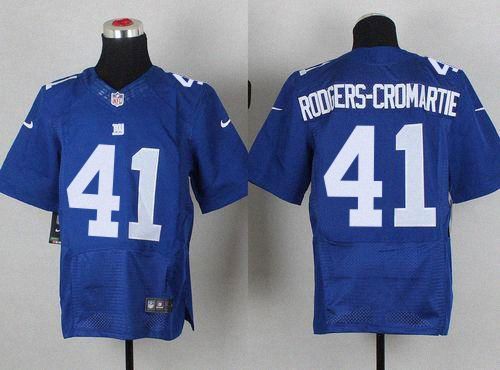Giants #41 Dominique Rodgers Cromartie Royal Blue Team Color Men's Stitched NFL Elite Jersey