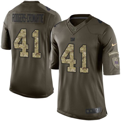 Giants #41 Dominique Rodgers Cromartie Green Men's Stitched NFL Limited Salute to Service Jersey
