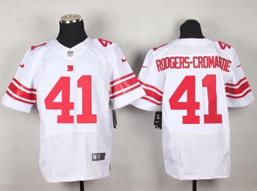 Giants #41 Dominique Rodgers Cromartie White Men's Stitched NFL Elite Jersey