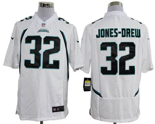 Jaguars #32 Maurice Jones Drew White Men's Stitched NFL Game Jersey