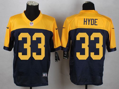Packers #33 Micah Hyde Navy Blue Alternate Men's Stitched NFL New Elite Jersey