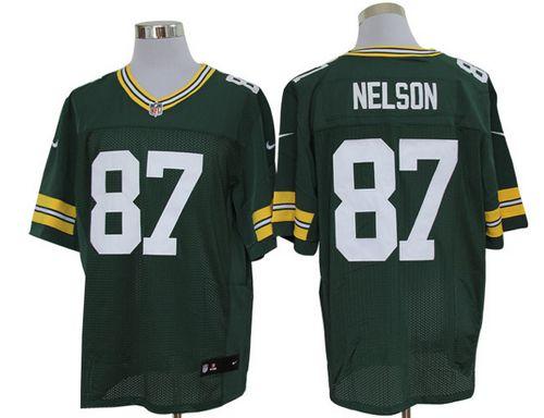 Packers #87 Jordy Nelson Green Team Color Men's Stitched NFL Limited Jersey