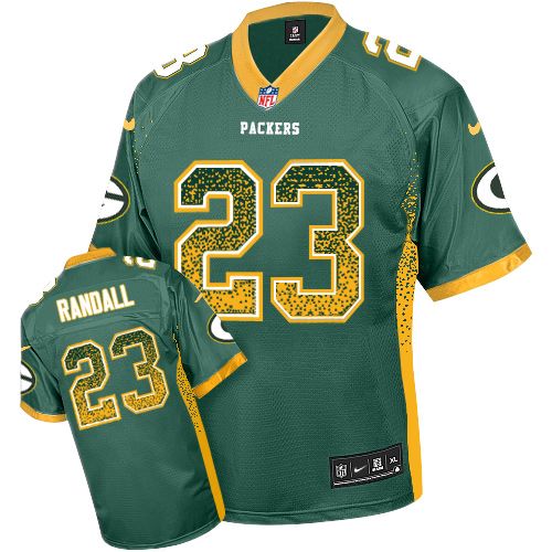 Packers #23 Damarious Randall Green Team Color Men's Stitched NFL Elite Drift Fashion Jersey