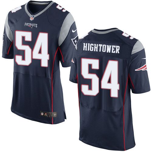 Patriots #54 Dont'a Hightower Navy Blue Team Color Men's Stitched NFL New Elite Jersey
