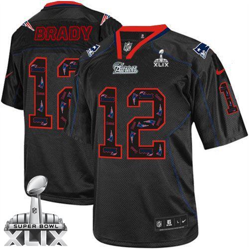 Patriots #87 Rob Gronkowski Navy Blue Team Color Super Bowl 50 Collection Men's Stitched NFL Elite Jersey