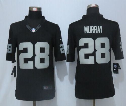 Raiders #28 Latavius Murray Black Team Color Men's Stitched NFL Limited Jersey