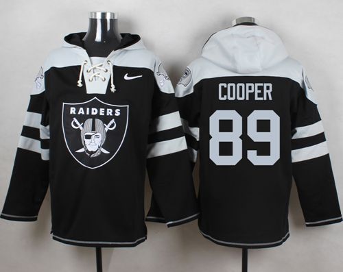 Raiders #89 Amari Cooper Black Player Pullover NFL Hoodie