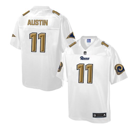 Rams #11 Tavon Austin White Men's NFL Pro Line Fashion Game Jersey
