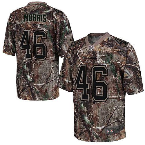Redskins #46 Alfred Morris Camo Men's Stitched NFL Realtree Elite Jersey