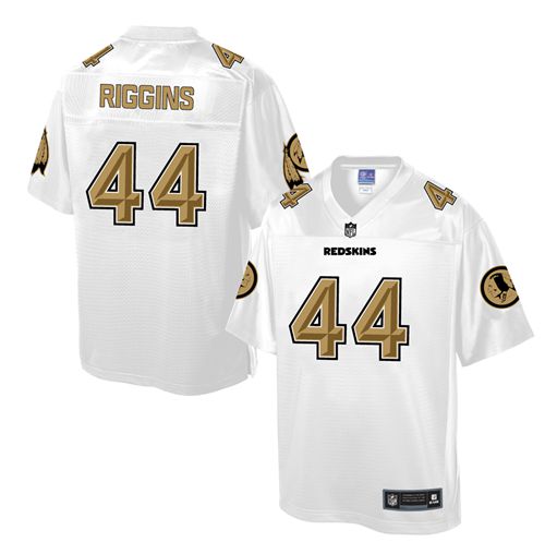 Redskins #44 John Riggins White Men's NFL Pro Line Fashion Game Jersey