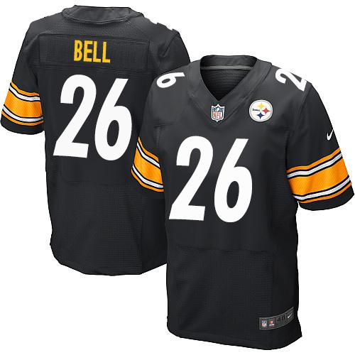 Steelers #26 Le'Veon Bell Black Team Color Men's Stitched NFL Elite Jersey